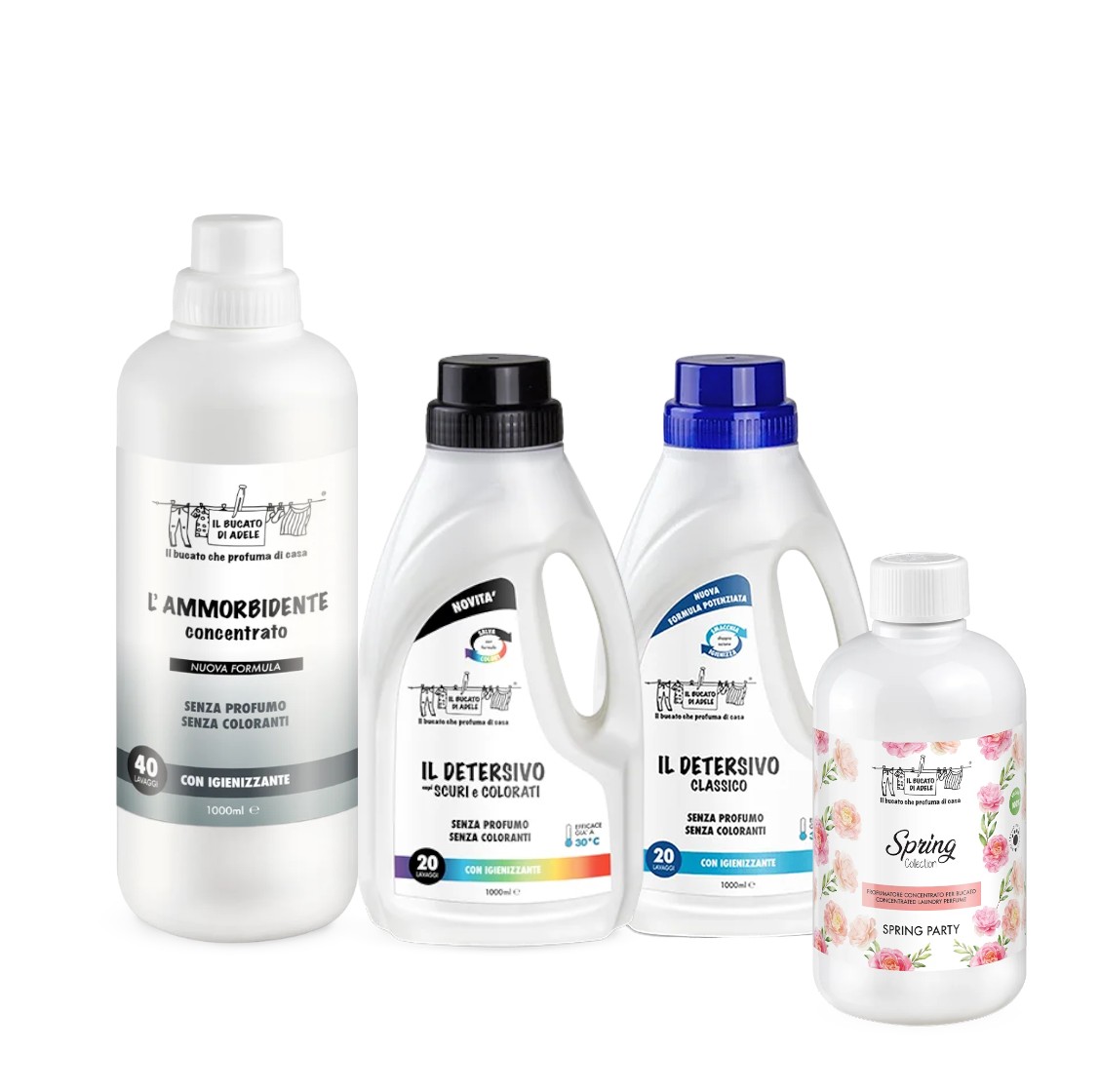 LAUNDRY BUNDLE =ANY 500ml LAUNDRY PERFUME + 2 DETERGENTS + FARBRIC SOFTENER